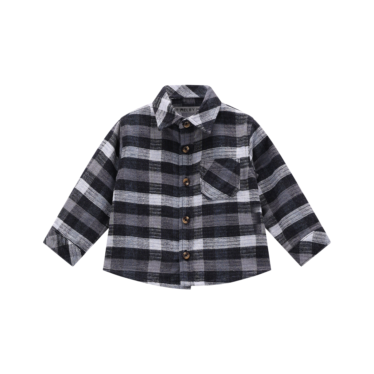 Camicia in flanella a quadri bambino