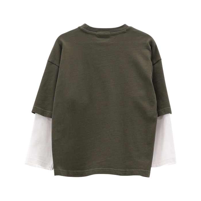 T-shirt effetto doppio strato ragazzo