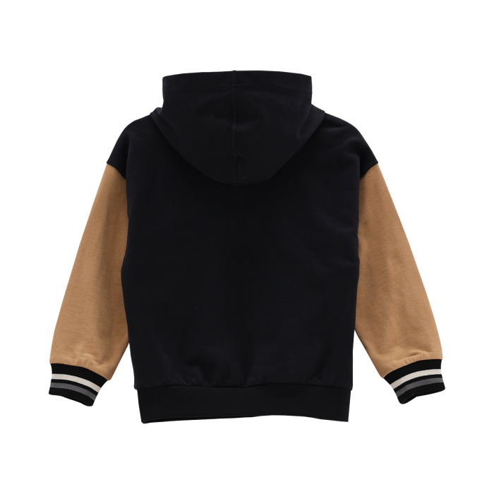 Felpa con cappuccio college ragazzo