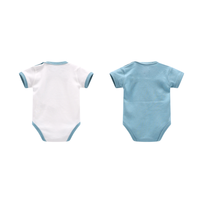 Confezione bipack body i Puffi™ a maniche corte neonato