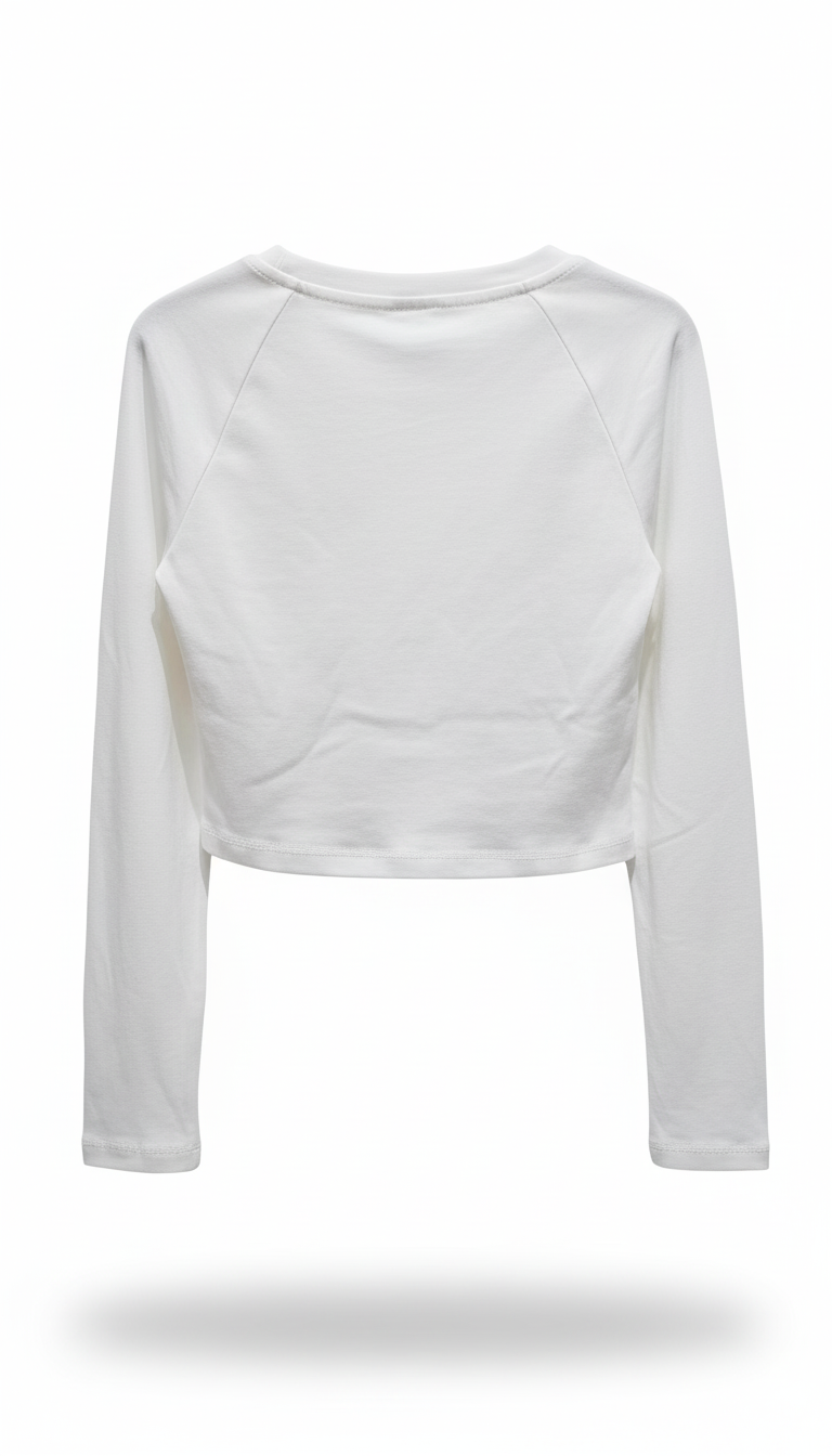 Naice maglia cropped in cotone ragazza