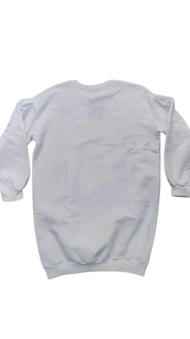 GLSR MOROSITAS capsule edition maxi pull in felpa con stampa a rilievo