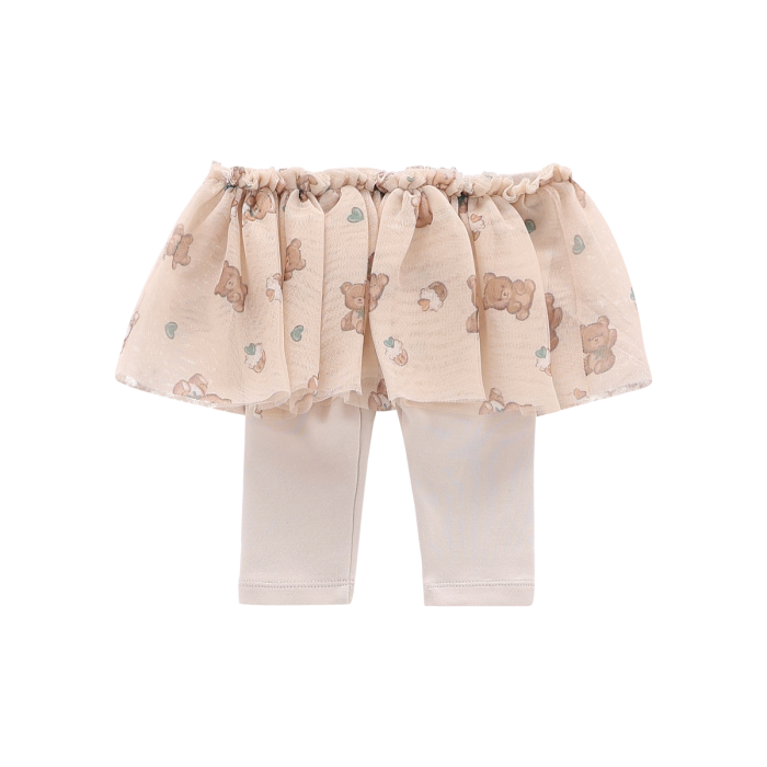 Completo gonnellina e body neonata