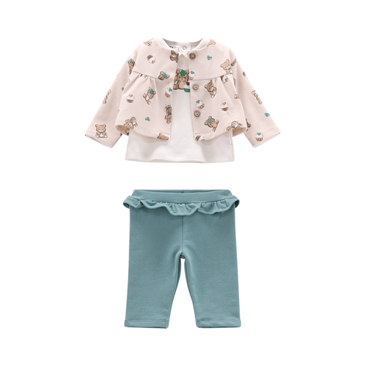 Completo 3 pezzi neonata