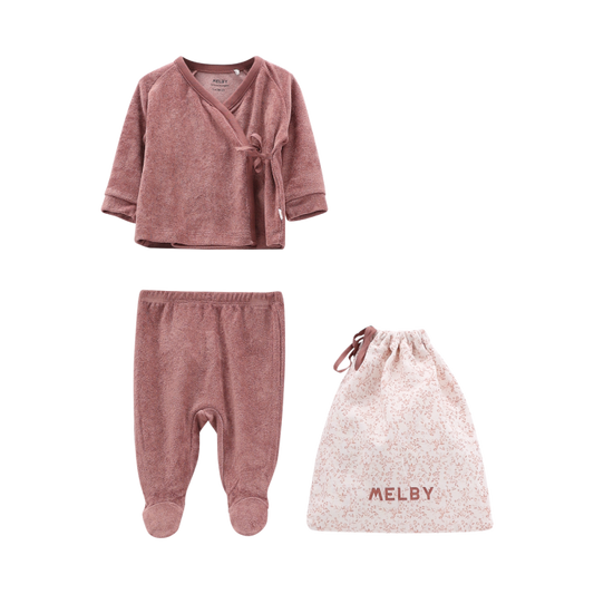 Completo clinica in viscosa di bamboo neonata