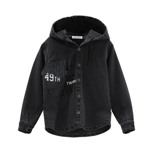 Camicia in denim con cappuccio ragazzo