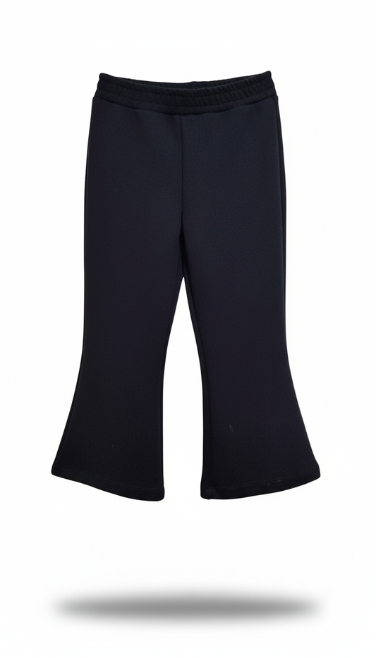 Akyta pantalone morbido a zampa effetto leggins con elastico in vita bambina