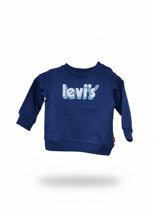 LEVI'S® felpa in cotone garzato baby