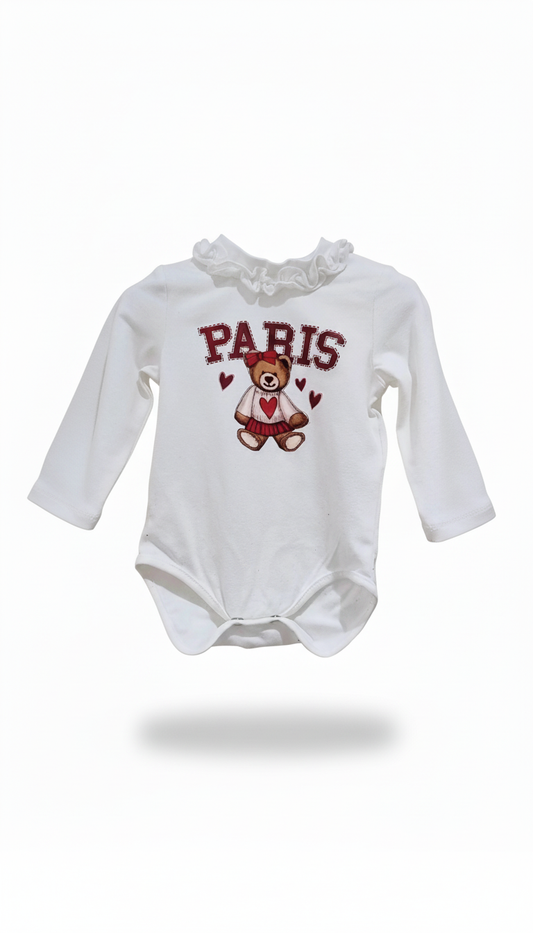 Nalú maglia body orsetto Paris neonata