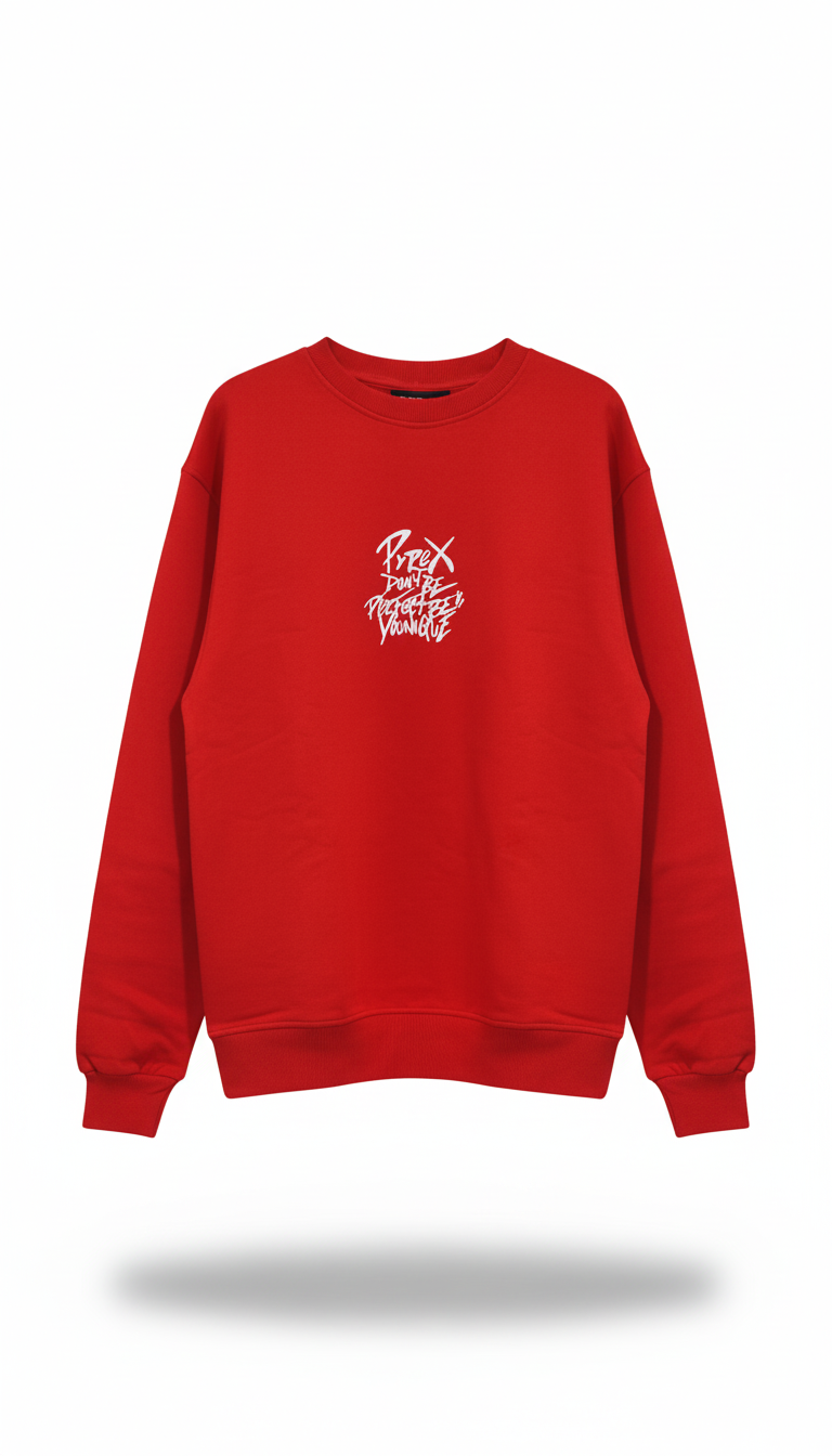 Pyrex felpa con stampa fronte retro ragazzo