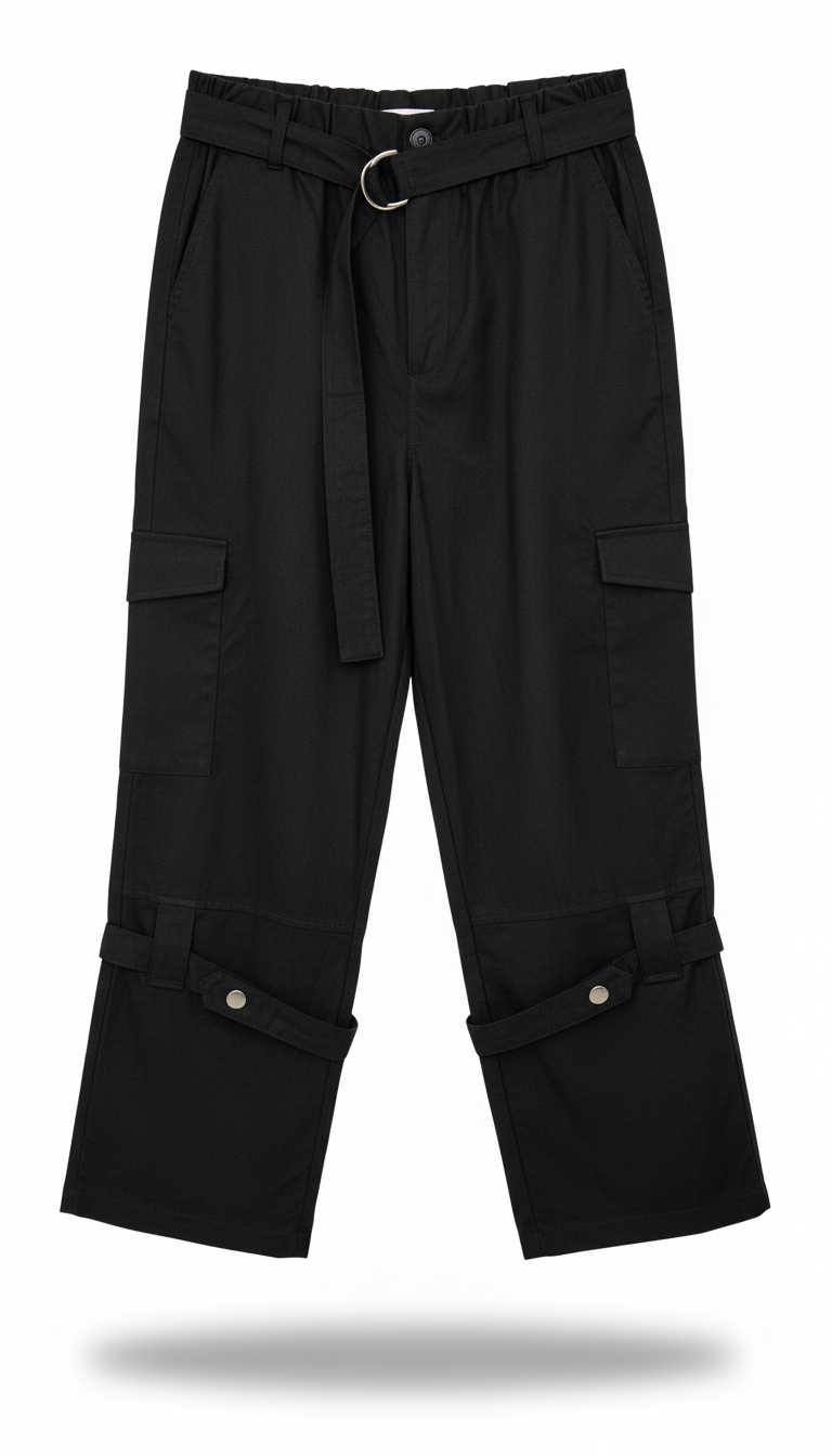 Naice pantacargo in cotone con elastico in vita ragazza