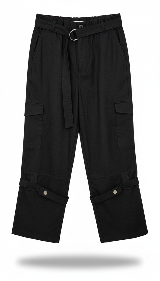 Naice pantacargo in cotone con elastico in vita ragazza